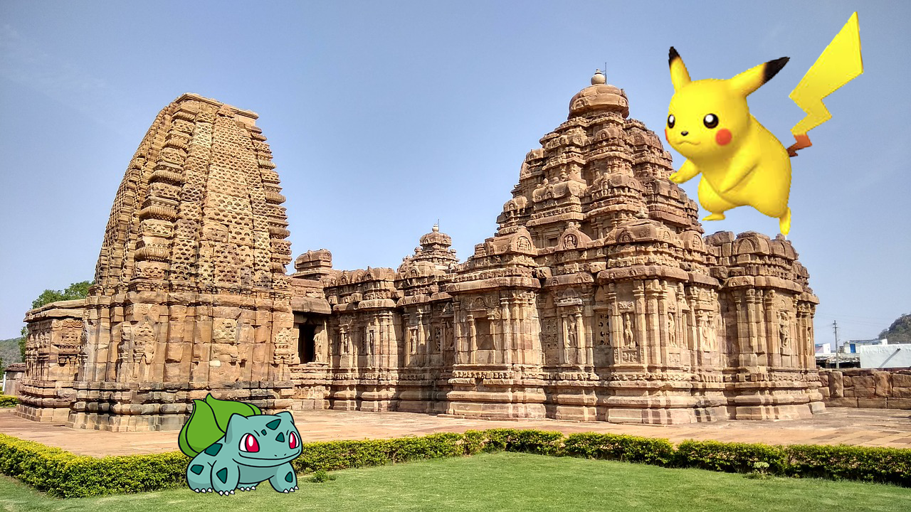 indian-temple-and-pokemons